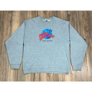 VTG 1998 Planet Hollywood Orlando USA graphic crewneck pullover sweatshirt, L